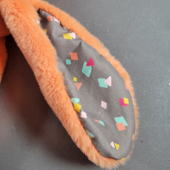 B. Toys Orange Bunny Plush Stuffed Animal Soft Ears 12" Rabbit Toy - Picture 13 of 14